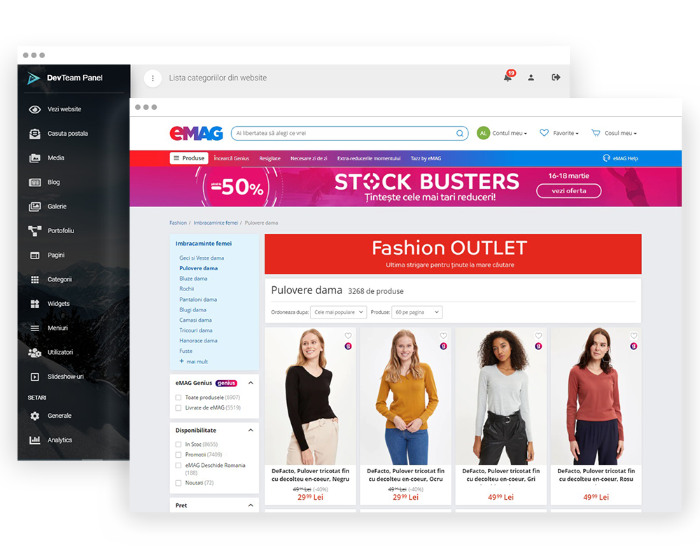 Produse eMag Marketplace Platforma ecommerce-DevShop